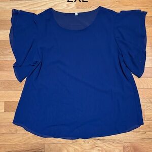 Elegant Navy Women's Top